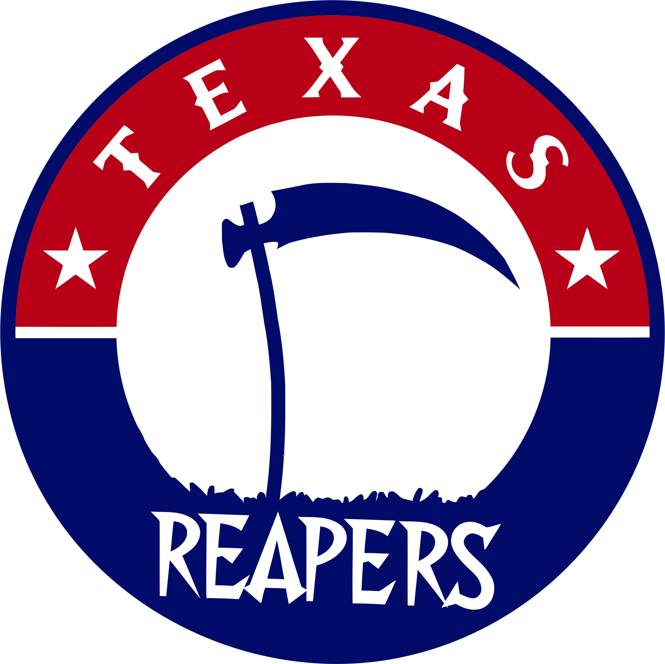 Texas Rangers Reapers Logo fabric transfer